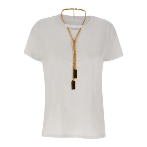 Elisabetta Franchi Stiliga T-shirts och Polos Kollektion White, Dam