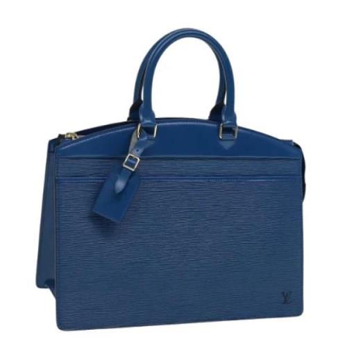 Louis Vuitton Vintage Pre-owned Laeder handvskor Blue, Dam