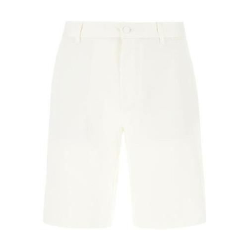 Calvin Klein Mäns Regular Straight Sateen Stretch Shorts Beige, Herr