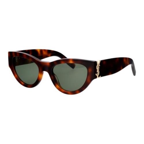 Saint Laurent Stiliga solglasögon SL M94 Brown, Dam