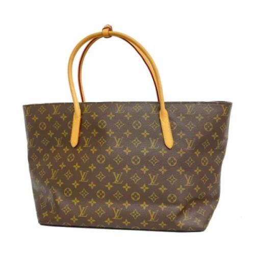 Louis Vuitton Vintage Pre-owned Tyg louis-vuitton-vskor Brown, Dam