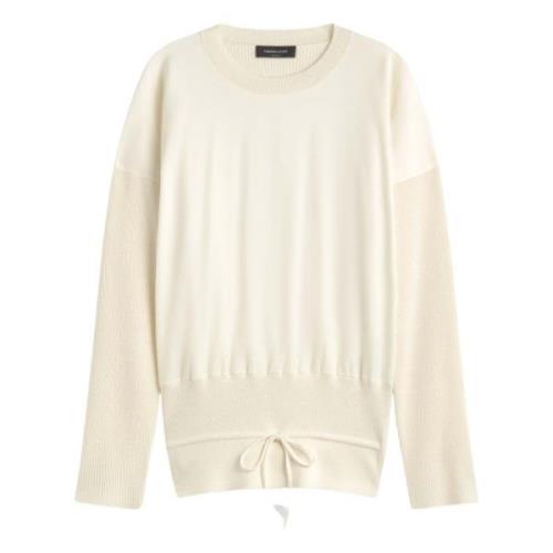 Fabiana Filippi Randig Ull Jersey Tröja Beige, Dam