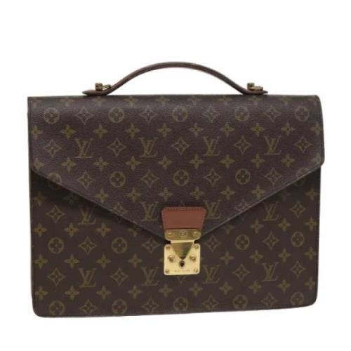 Louis Vuitton Vintage Pre-owned Canvas portfljer Brown, Dam