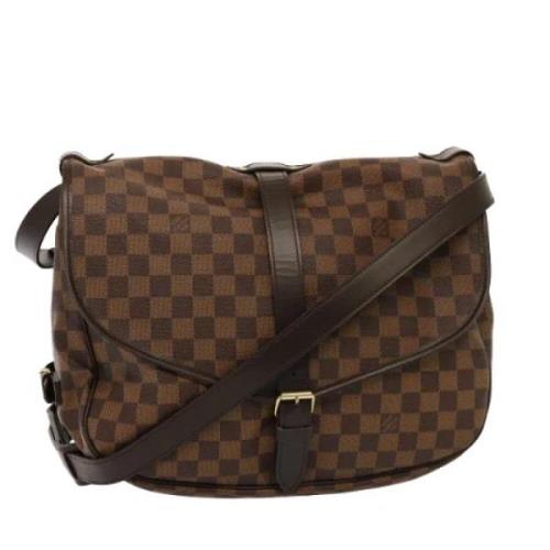 Louis Vuitton Vintage Pre-owned Canvas louis-vuitton-vskor Brown, Dam