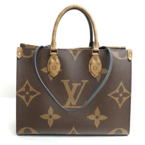 Louis Vuitton Vintage Pre-owned Tyg louis-vuitton-vskor Brown, Dam