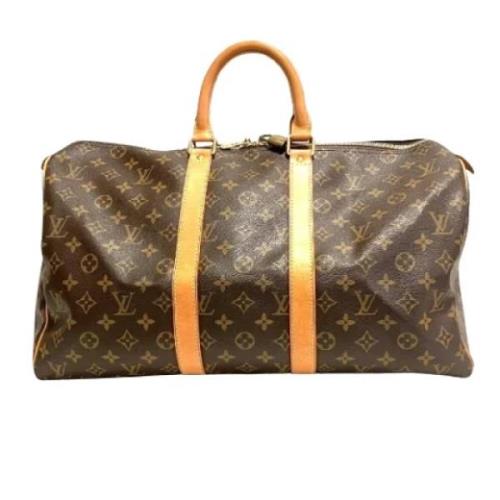 Louis Vuitton Vintage Pre-owned Canvas resvskor Brown, Unisex