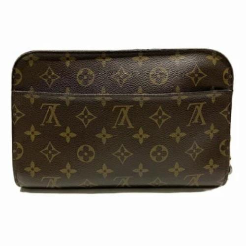 Louis Vuitton Vintage Pre-owned Canvas kuvertvskor Brown, Dam