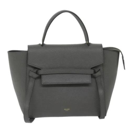 Celine Vintage Pre-owned Laeder handvskor Gray, Dam