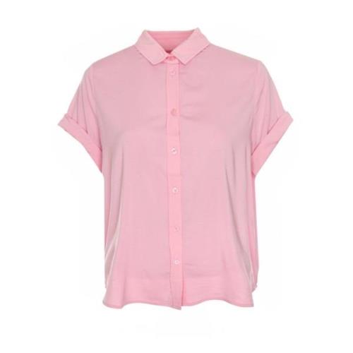 Samsøe Samsøe Majan Blus Pink, Dam