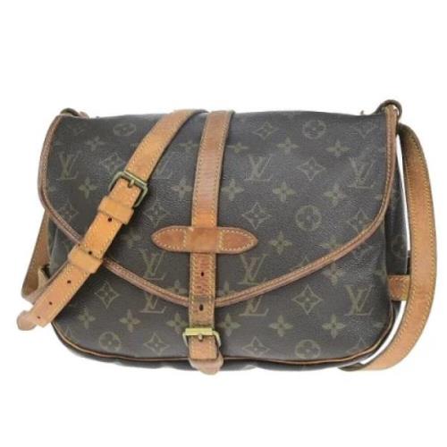 Louis Vuitton Vintage Pre-owned Canvas louis-vuitton-vskor Brown, Dam