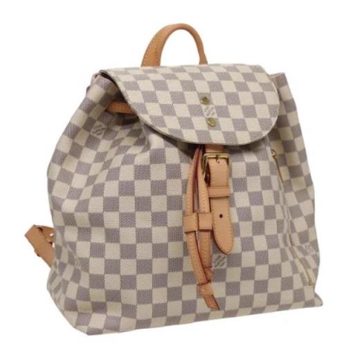 Louis Vuitton Vintage Pre-owned Canvas ryggsckar Beige, Dam