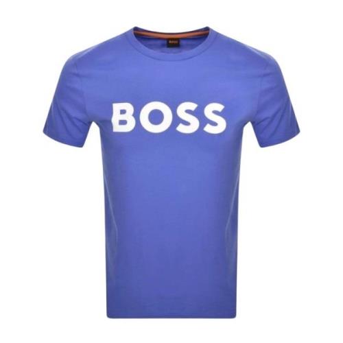 Hugo Boss Mäns Thinking T-shirt Purple, Herr