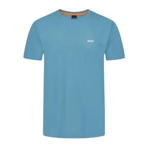 Hugo Boss Mäns Korall T-shirt Blue, Herr