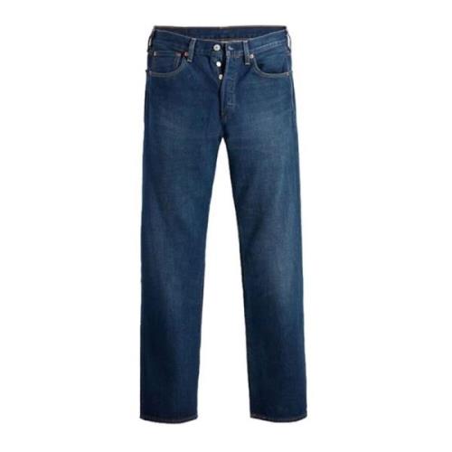 Levi's Mäns Originala 501 Jeans Blue, Herr