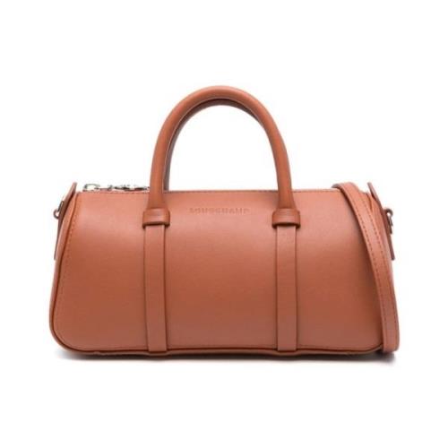 Longchamp Brandy Läder Toteväska Brown, Dam