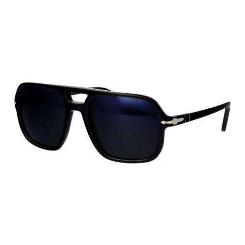 Persol Stiliga solglasögon med modell 0Po3328S Black, Herr