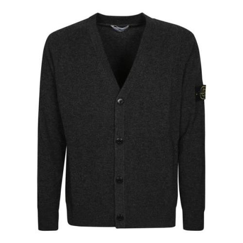 Stone Island Chunky Stickad Tröja Black, Herr