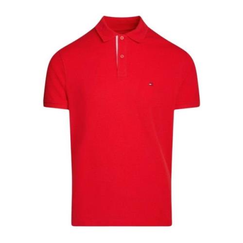 Tommy Hilfiger Herr Monotype Polo Skjorta Red, Herr