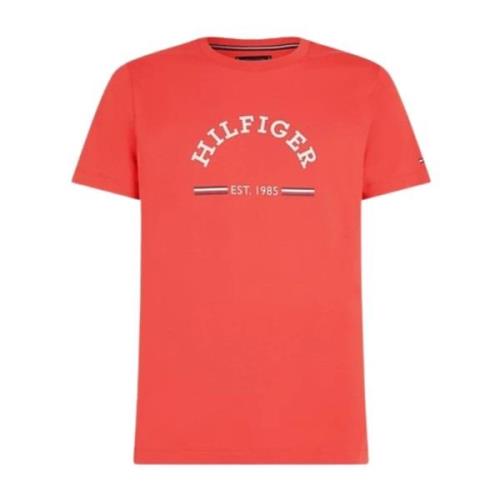 Tommy Hilfiger Herr RWB Arch Grafisk T-shirt Red, Herr