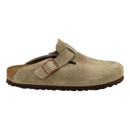 Birkenstock Sandals Boston Soft Footbed Beige, Dam