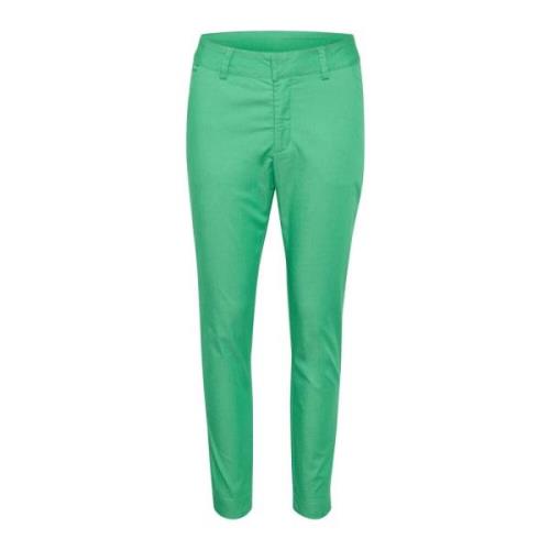 Kaffe Chino Pant Pants Gumdrop Green Green, Dam