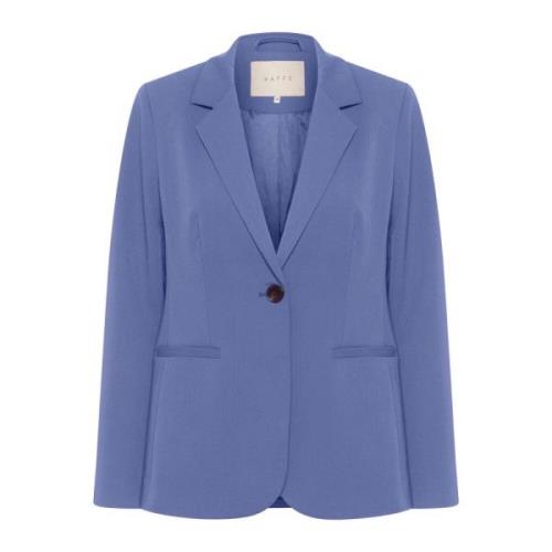 Kaffe Blå Indigo Blazer Jacka Blue, Dam