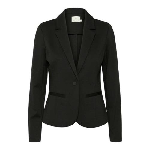 Kaffe Klassisk Blazer Jacka Svart Djup Black, Dam