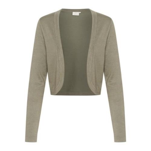 Kaffe Bolero Stickad Vetiver Green, Dam