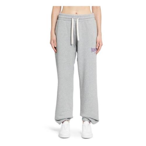 Palm Angels College Sweatpants Grå Lila Gray, Dam