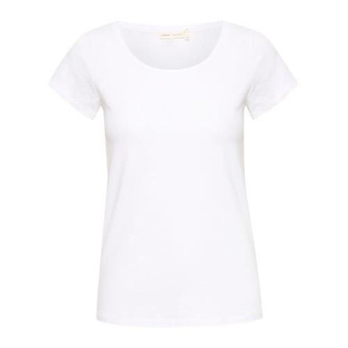 InWear Enkel Vit T-shirt Isakayaiw Pure White, Dam