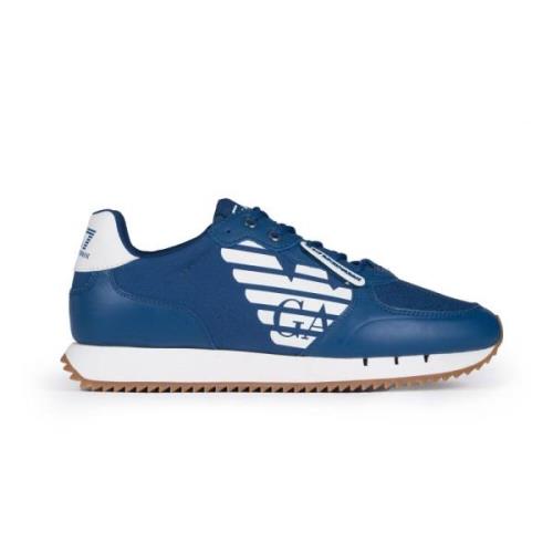 Emporio Armani EA7 Stiliga herrsportskor Blue, Herr