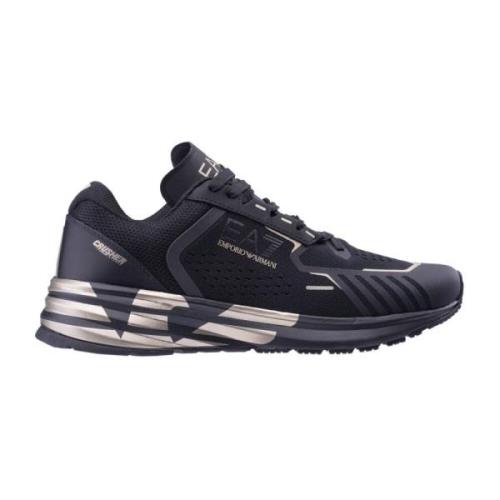 Emporio Armani EA7 Crusher Distance Herr Snygga Sneakers Black, Herr