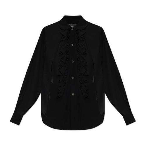 Comme des Garçons Genomskinlig Skjorta Black, Dam