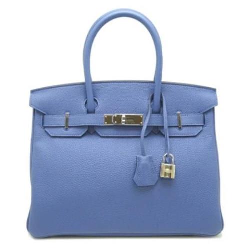 Hermès Vintage Pre-owned Laeder handvskor Blue, Dam