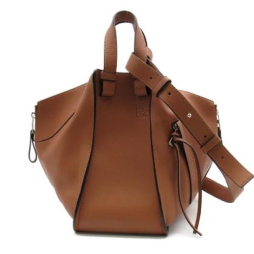 Loewe Pre-owned Pre-owned Laeder handvskor Brown, Unisex