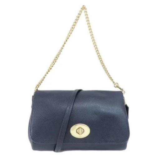 Coach Pre-owned Pre-owned Plast handvskor Blue, Dam