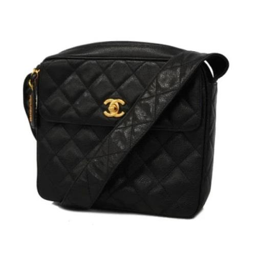 Chanel Vintage Pre-owned Laeder chanel-vskor Black, Dam