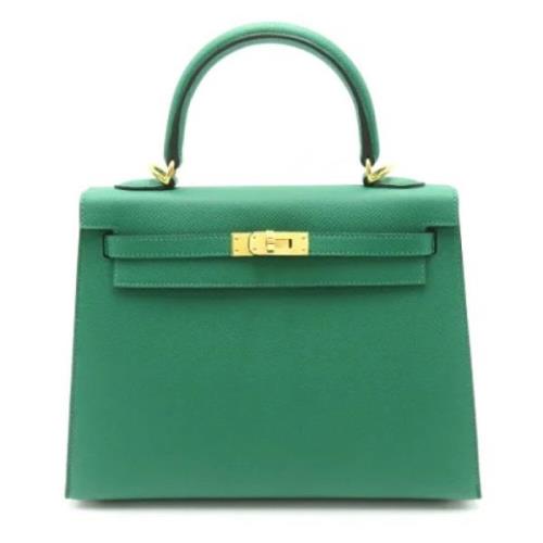 Hermès Vintage Pre-owned Laeder handvskor Green, Dam