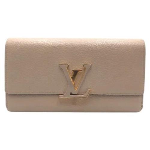 Louis Vuitton Vintage Pre-owned Canvas plnbcker Beige, Dam