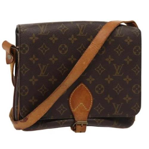 Louis Vuitton Vintage Pre-owned Canvas louis-vuitton-vskor Brown, Dam