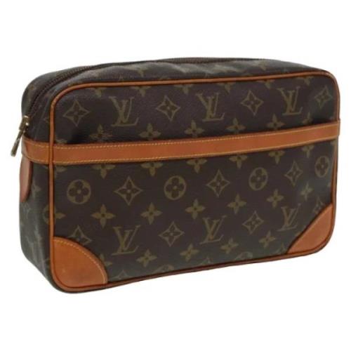 Louis Vuitton Vintage Pre-owned Canvas kuvertvskor Brown, Dam