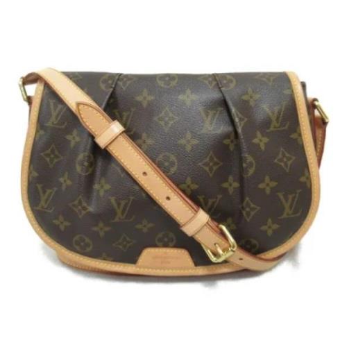 Louis Vuitton Vintage Pre-owned Tyg louis-vuitton-vskor Brown, Dam