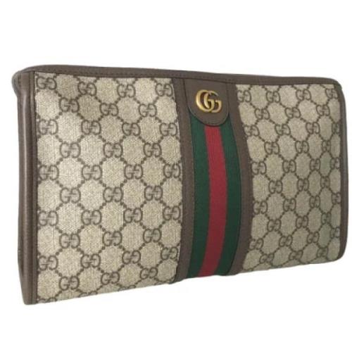 Gucci Vintage Pre-owned Canvas gucci-vskor Beige, Herr