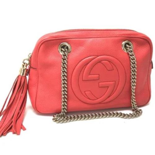 Gucci Vintage Pre-owned Laeder gucci-vskor Pink, Dam