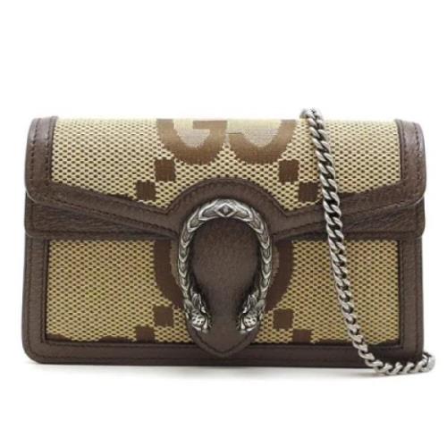 Gucci Vintage Pre-owned Laeder gucci-vskor Beige, Dam