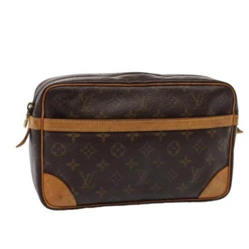 Louis Vuitton Vintage Pre-owned Canvas kuvertvskor Brown, Dam