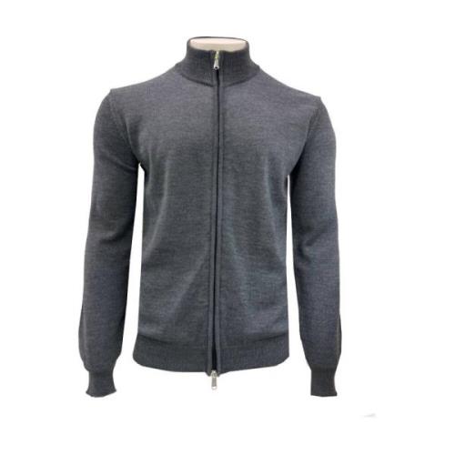 Bikkembergs Herr Grå Zip-Up Cardigan Gray, Herr