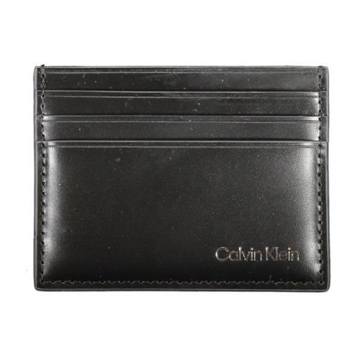 Calvin Klein Svart Herr Plånbok med Korthållare Black, Herr