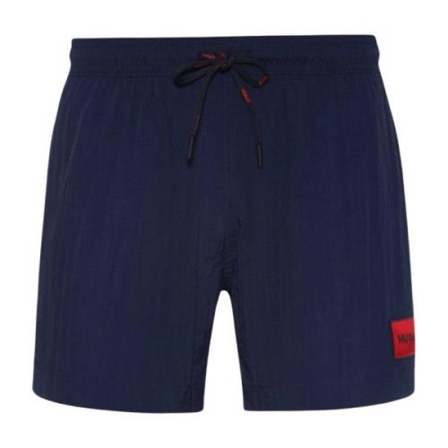 Hugo Boss Snabbtorkande herr badshorts Blue, Herr