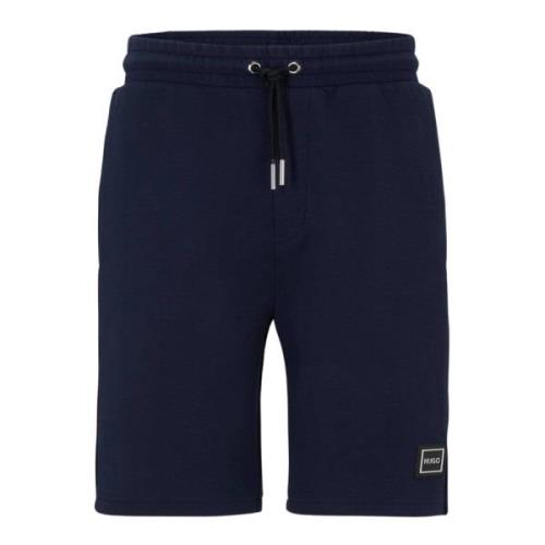 Hugo Boss Mäns Sommar Shorts Klassisk Sportig Design Blue, Herr